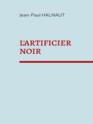 cover image of L'artificier noir